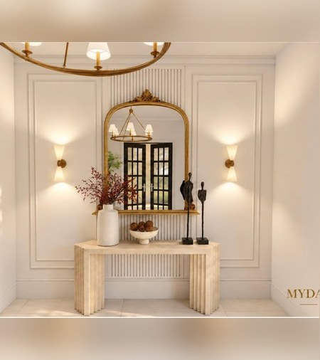 The Gold Mirror Foyer after