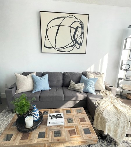 The Line Art Living Room after